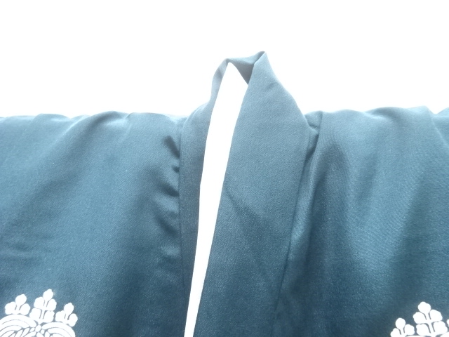  鷹に宝尽くし模様紋付男児着物(内袖・長襦袢付き)